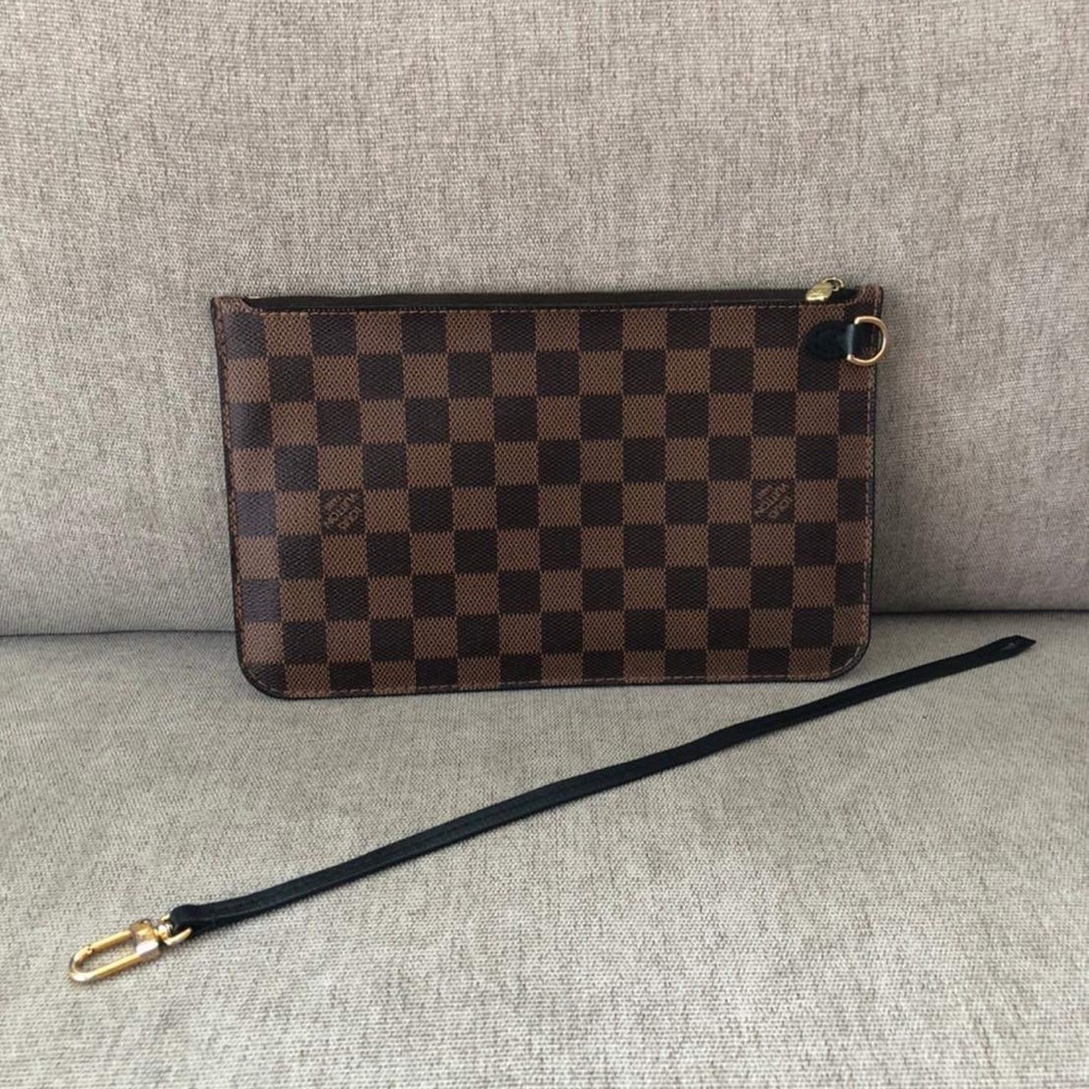 Sold! Louis Vuitton Damier wristlet pouchette